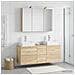 Set di mobili per il bagno 4 pcs Rovere Sonoma - Foto miniatura 2