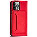 Custodia Magnetica Per Samsung Galaxy S23+ Con Copertura Pieghevole, Supporto Per Portafoglio, Rossa. - Foto miniatura 5