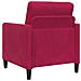 Set di Divani con Storage 2 pz Rosso Vino Poliestere - Foto miniatura 9