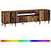 Mobile TV LED Legno antico Legno ingegnerizzato - Foto miniatura 3