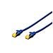 Cavo Rete S-Ftp Cat. 6A Doppia Schermatura Lsoh Colore Blu Mt. 3 - Foto miniatura 1