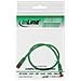 cavo patch per rete dati lan cat. 6, 2x rj45, doppia schermatura sftp (pimf) , halogenfree, colore verde, 0,3m - Foto miniatura 2