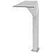 Fontana Per Piscina In Acciaio Inossidabile 50x30x90 Cm Argento - Foto miniatura 1