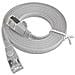 Cavo Di Collegamento Rete Rj45 Cat 6 U / ftp 0.5 M Grigio Piatto - Foto miniatura 1
