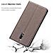 Custodia Compatibile Con Wiko Sunny 3 Mini In Bruno Caffè - Coperchio Protettiva Con Chiusura Magnetica, Funzione Stand E Tasca Per Le Carte - Foto miniatura 8