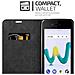 Custodia Compatibile Con Wiko Sunny 3 Mini In Bruno Caffè - Coperchio Protettiva Con Chiusura Magnetica, Funzione Stand E Tasca Per Le Carte - Foto miniatura 9