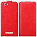 Custodia Compatibile Con Zte Blade A612 In Rosso Mela - Coperchio Protettivo In Design Flip Con Chiusura Magnetica - Foto miniatura 3
