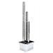 Fontana Da Giardino Argento 48x34x153 Cm In Acciaio Inox - Foto miniatura 6