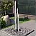 Fontana Da Giardino Argento 48x34x153 Cm In Acciaio Inox - Foto miniatura 1