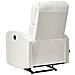Poltrona Reclinabile In Ecopelle Bianca Con Led E Porta Usb Virrat - Foto miniatura 11