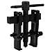 Due Jaw Doppia Gambe Stabile Cuscinetto Gear Puller Remover 2.5in Spessore Acciaio Al Carbonio Cuscinetto Puller Remover Tool Kit Mani Gambe Multifunzionale Gemelle Cuscinetto Dellingranaggio Puller Remover Per Auto Moto Auto - Foto miniatura 1