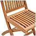 Sedie da Giardino Pieghevoli con Cuscini 6 pz Massello di Teak - Foto miniatura 6