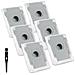 Confezione Da 6 Sacchetti Per Aspirapolvere Irobot Roomba I7 I7+ I7+ E5 E6 S9 S9+ - Foto miniatura 6