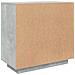 Credenza Grigio Cemento 80x40x75 cm in Legno Compensato - Foto miniatura 10
