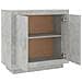 Credenza Grigio Cemento 80x40x75 cm in Legno Compensato - Foto miniatura 11