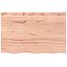 Piano Bagno Marrone Chiaro 80x50x2 cm Legno Massello Trattato - Foto miniatura 3