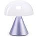 Lampada Da Tavolo Mina Batteria Ricaricabile Led Viola Abs - Foto miniatura 1