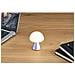 Lampada Da Tavolo Mina Batteria Ricaricabile Led Viola Abs - Foto miniatura 5