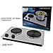Trade Shop - Fornello Elettrico Con Doppia Piastra Termostato 2500 Watt Per Campeggio 873801 - Foto miniatura 1