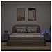 Mobili TV a Parete con Luci LED 2pz Grigio Cemento 40,5x35x40cm - Foto miniatura 2