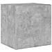 Mobili TV a Parete con Luci LED 2pz Grigio Cemento 40,5x35x40cm - Foto miniatura 7