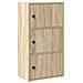 Libreria Rovere Sonoma 40x24x77 Cm In Legno Multistrato - Foto miniatura 2