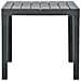 Tavolo Da Giardino Antracite 78x78x72 Cm In Plastica - Foto miniatura 3