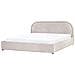 Letto Contenitore Ciniglia Quillien 180 X 200 Cm Beige - Foto miniatura 3