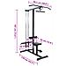 Macchina per Lat Pulldown con Sedia Regolabile 80 kg Caricabile in Acciaio - Foto miniatura 7