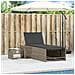 Lettini Prendisole 2 pz con Tavolino Grigio in Polyrattan - Foto miniatura 3
