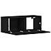 Stand TV in Quercia Nera 80x30x30 cm Realizzato in Legno Compatto - Foto miniatura 5