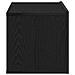 Stand TV in Quercia Nera 80x30x30 cm Realizzato in Legno Compatto - Foto miniatura 8