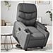 Poltrona Alzapersona Reclinabile Massaggio Grigio Similpelle - Foto miniatura 2