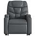 Poltrona Alzapersona Reclinabile Massaggio Grigio Similpelle - Foto miniatura 9