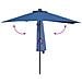 Ombrello da giardino Azzurro 294 x 150 x 224 cm Tessuto - Foto miniatura 9