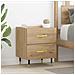 Armadio da Notte 2 pcs rovere artigianale 40 x 35 x 47,5 cm - Foto miniatura 2