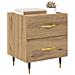 Armadio da Notte 2 pcs rovere artigianale 40 x 35 x 47,5 cm - Foto miniatura 3