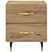 Armadio da Notte 2 pcs rovere artigianale 40 x 35 x 47,5 cm - Foto miniatura 7