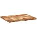 Piano Tavolo Rettangolare 100x60x4 cm Legno Massello di Acacia - Foto miniatura 6