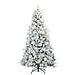 Albero di Natale Artificiale con Rami Pieghevoli Bianco 180 cm - Foto miniatura 4