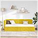 Cornice del letto ad angolo Giallo 80 x 200 cm Velluto - Foto miniatura 4