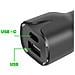 Pack Accessori Auto Con Supporto Griglia E Caricatore Per Auto Usb-c / Usb-a - Foto miniatura 3