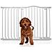Bettacare Cancelletto Per Cani Con Parte Superiore Incurvata, 107cm - 116cm, Bianco Opaco - Foto miniatura 1