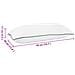 Cuscino Shread Bianco 50 x 30 x 11 cm Schiuma Memory - Foto miniatura 7