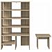 Mobile per scarpe 2 pcs Rovere Sonoma Legno multistrato - Foto miniatura 8