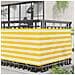 Schermo da balcone Giallo e Bianco 100 x 400 cm Tessuto Oxford - Foto miniatura 3