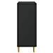 Credenza Nero 66 x 34,5 x 90 cm Legno ingegnerizzato - Foto miniatura 4