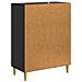 Credenza Nero 66 x 34,5 x 90 cm Legno ingegnerizzato - Foto miniatura 5