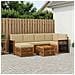 Set divano sezionale con cuscino 6 pcs Naturale - Foto miniatura 2
