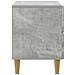 Armadio da Notte con cassetto Grigio Cemento 62 x 34,5 x 48 cm - Foto miniatura 5